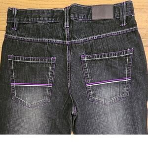 Dodeca Jeans 34x32, Streetwear, Premium Denim, Purple Stitching, Y2K, Hip Hop